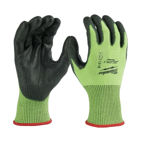 Picture of 48-73-8951 CUT 5 HIGH VIS GLOVES-M