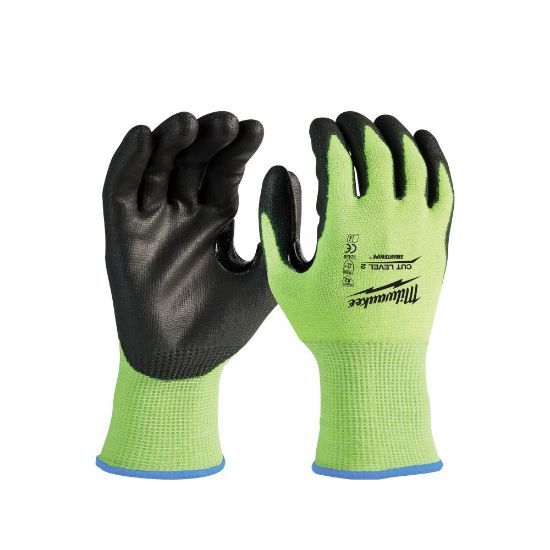 Picture of 48-73-8921B (12) CUT 2 HIGH VIS GLOVE-M