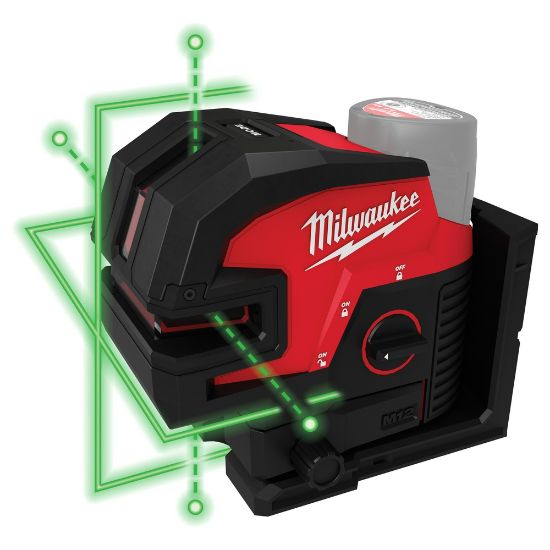 Image sur 3624-20 12 GREEN CROSS LINE & 4PT LASER