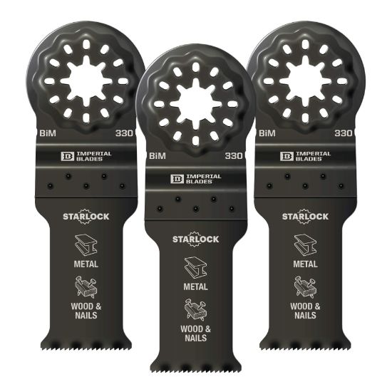 Picture of IBSL330-3 1-1/8" STD METAL BLADE 3PC