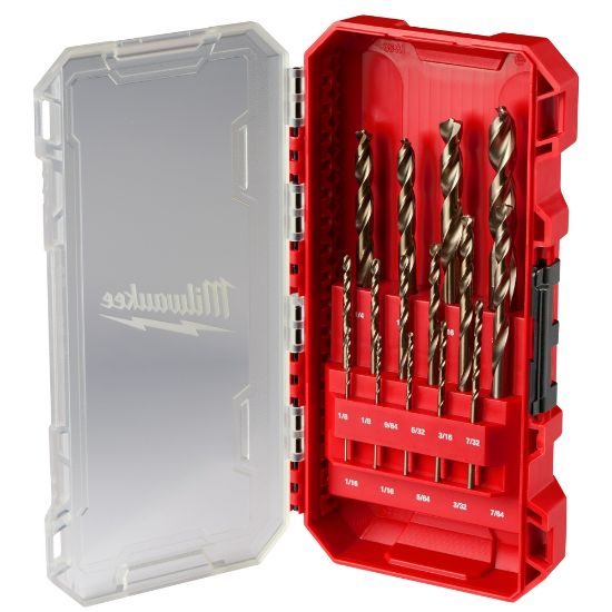 Picture of 48-892370 RED HELIX COBALT DRILL BIT SET