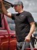 Picture of 603B-3X HYBRID WORK TEE - SS BLACK 3X