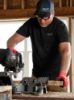 Picture of 603B-2X HYBRID WORK TEE - SS BLACK 2X