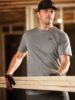 Picture of 603G-S HYBRID WORK TEE - SS GRAY S