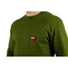 Picture of 602OG-S HD POCKET TEE LS GREEN S