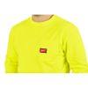 Picture of 602HV-3X HD POCKET TEE LS HI VIS 3X