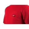 Picture of 601R-2X HD POCKET TEE SS RED 2X