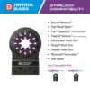 Image sur IBSL4101 3-3/8" LAME SEG METALLIQUE FIN